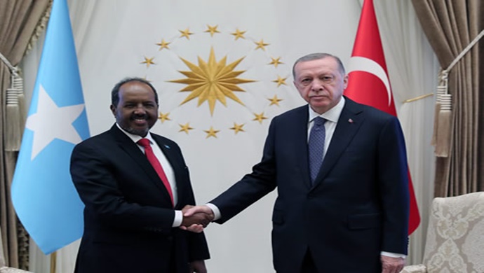 Somali Cumhurbaşkanı Mahmud Cumhurbaşkanlığı Külliyesinde