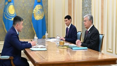 Kazakistan Cumhurbaşkanı Kassym-Jomart Tokayev, Merkez Bankası Başkanı Timur Suleimenov’u kabul etti