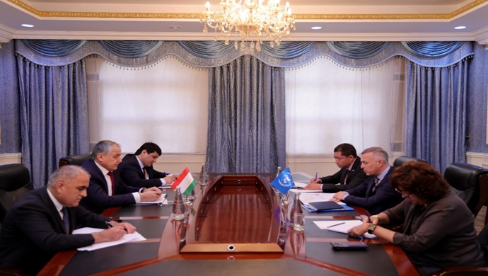 Meeting of the Minister of Foreign Affairs with the Head of the UNHCR National Office in Tajikistan